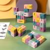 NEW 3D Wooden Soma Cube Toys Children Early Educational Building Block Montessori Puzzle Games Toys Brain Storm Game Sensory Toy