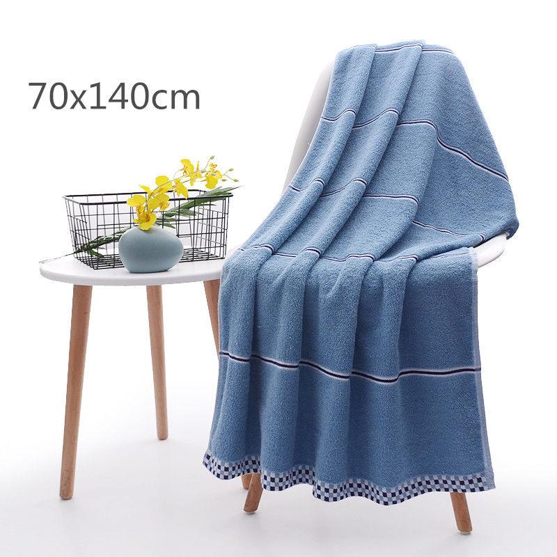 140 x 70 cm Badetuch aus reiner Baumwolle für Erwachsene, wasserabsorbierend, Herren- und Damenhaushalt, High-End-Verdickung, großes, fusselfreies Handtuch, Badetuch
