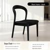 Solid Wood Vintage Modern Minimalist Dining Chair with Backrest for Home, Hotel, or Restaurant