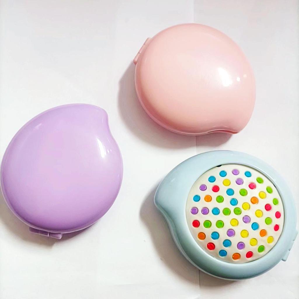 Teardrop Cream Glue Folding Mirror & Portable Airbag Massage Hair Comb