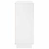 Sideboard High Gloss White 85.5 X 31 X 75 Cm Engineered Wood