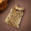 New Pet Leopard Print Cape Hoodie for Autumn Winter Dog Warm Vest Transformed Into Holiday Party Funny Cute Clothing Christmas