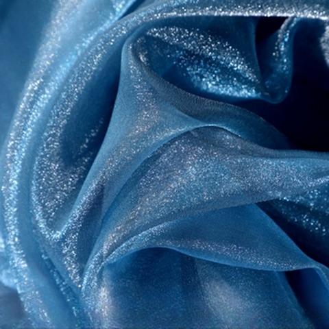 Soft fine solid-color transparent thin mesh fabric suitable for wedding dresses evening gowns and designer clothing fabrics