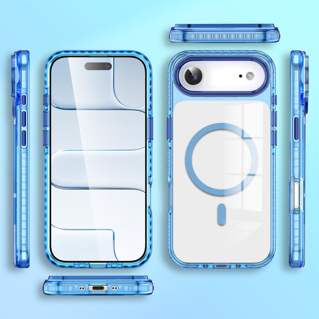 Airbag for IPhone17Air Anti-fall Phone Case 16 Anti-yellow Transparent 15pro Anti-collision 14 Protective Cover