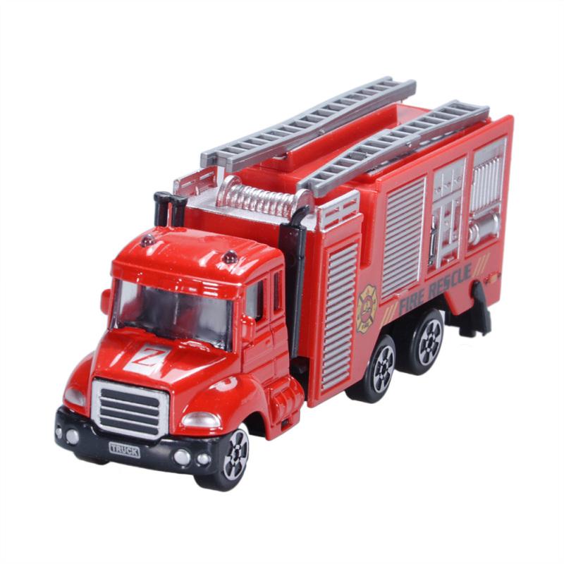 Children Simulation Alloy Car Models Mini Engineering Vehicles Metal Trucks Toys Gifts for Kids