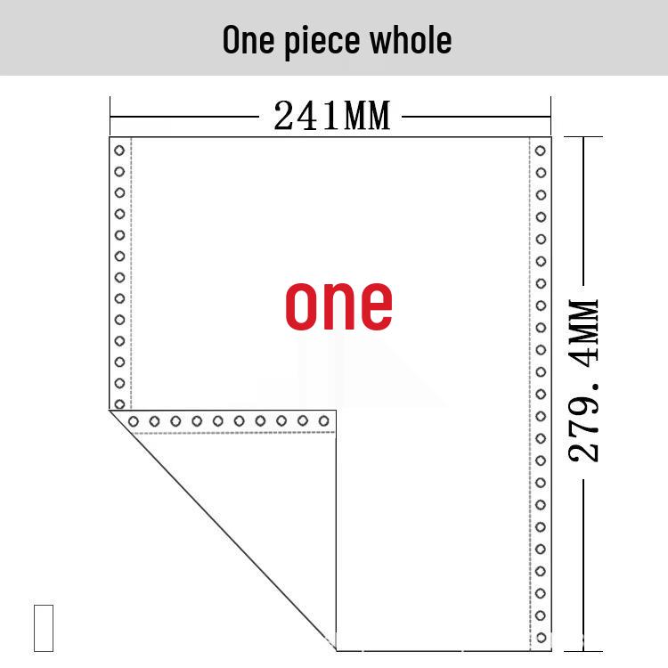 241-Pin Dot Matrix Printer Paper: Triplicate, Two-Part, Four-Part & Five-Part Invoices/Delivery Notes Customizable Color