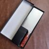 7.7 Inch Slicing Knife 3-layers Clad Steel 9Cr18MoV Blade Chinese Chef Cleaver Ment Cutting Vegetables Kitchen Knife Wood Handle