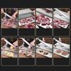 Kommerzieller Haushalts-Manueller Lammfleischschneider Knochenschneidemaschine Rindfleisch Kräuter Lammfleischrollen Schneider Fleischschneider Küchenhelfer