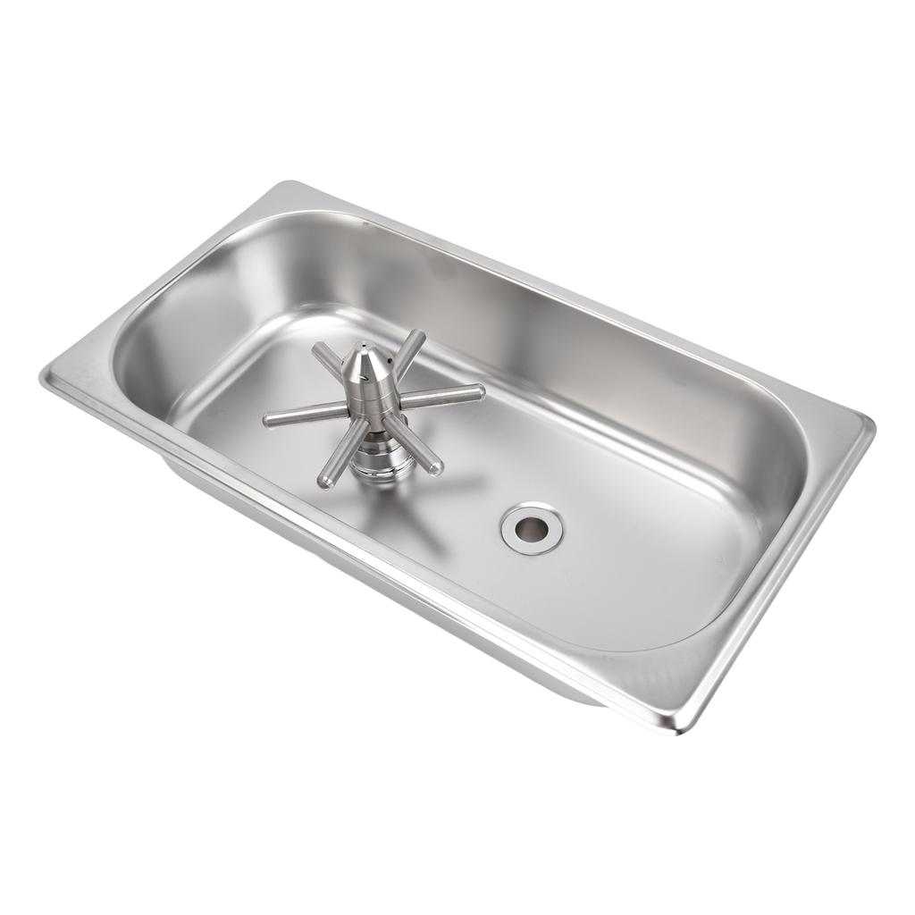 Płukanka do szkła ze stali nierdzewnej Bar podkładka pod kubek szklany automatyczny obrót środek do czyszczenia kubków do kawiarni