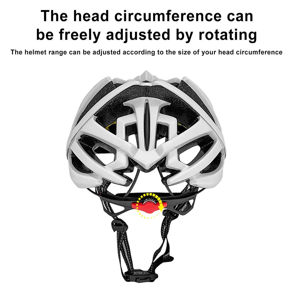 Bike Helmet Adult Cycling Head Protector Lightweight Ergonomic Helmet Gear For Skateboard Mountain & Road Bike Scooter Cycling