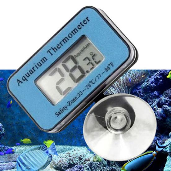 Digital LCD LED Display Aquarium Fish Tank Waterproof Submersible Thermometer