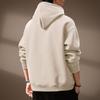 Herren Hoodie mit schwerem Stoff 420g, bestickt mit amerikanischem Buchstaben - Herbst/Winter Neuer Stil, lockere Passform