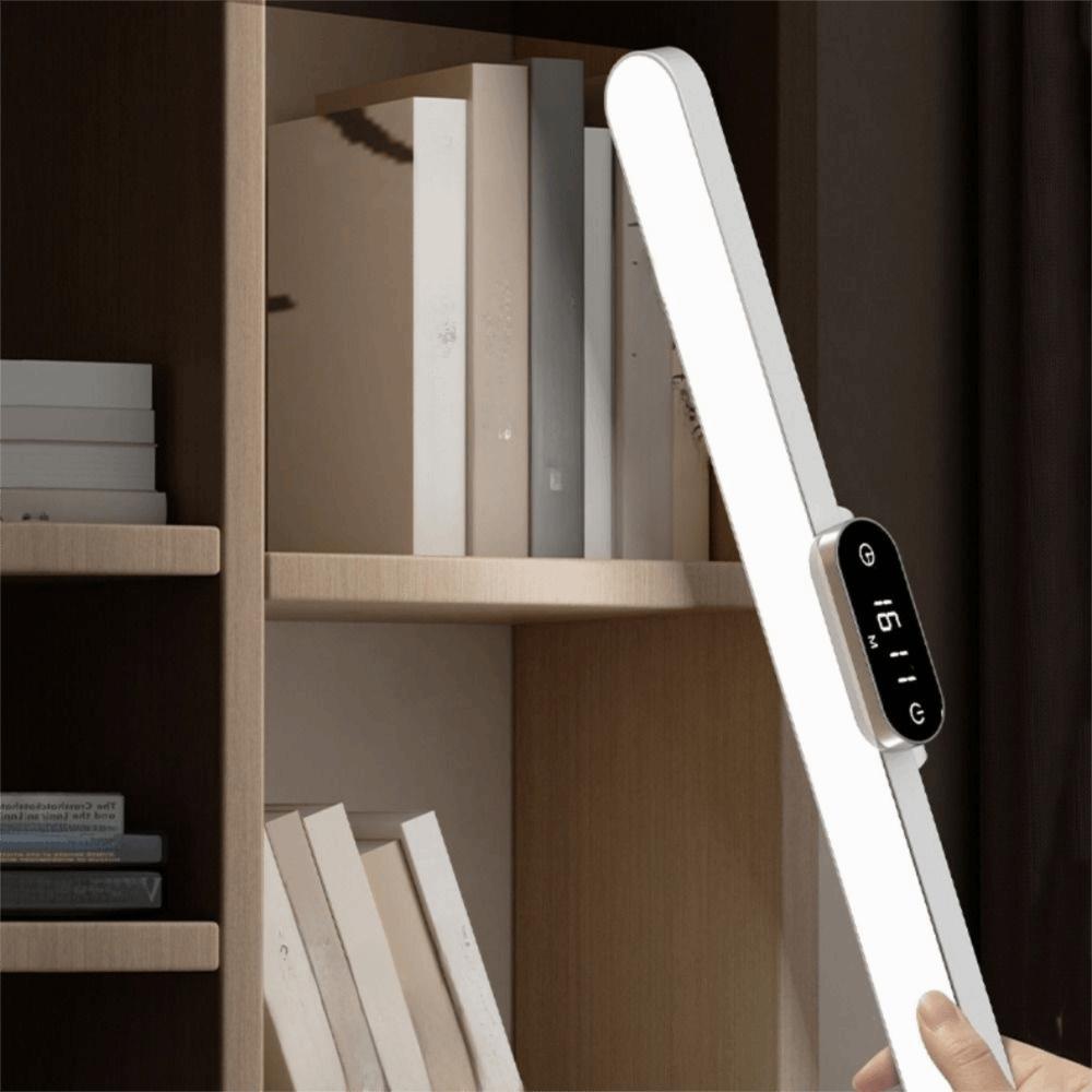USB Rechargeable LED Desk Lamp Stepless Dimming Night Light Hanging Design Wall Light Study Room
