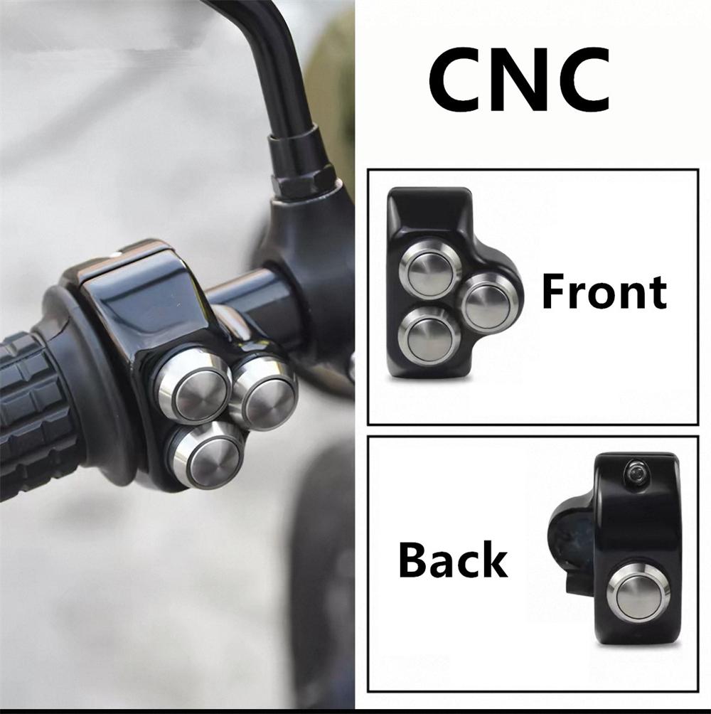 22mm Universal 4‑Function Motorcycle Handlebar Switch Button