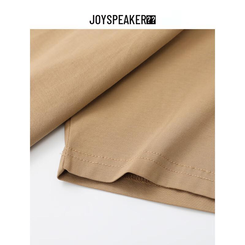 JOY SPEAKER Women's 2025 Summer Loose Fit Pure Cotton Short Sleeve T-shirt