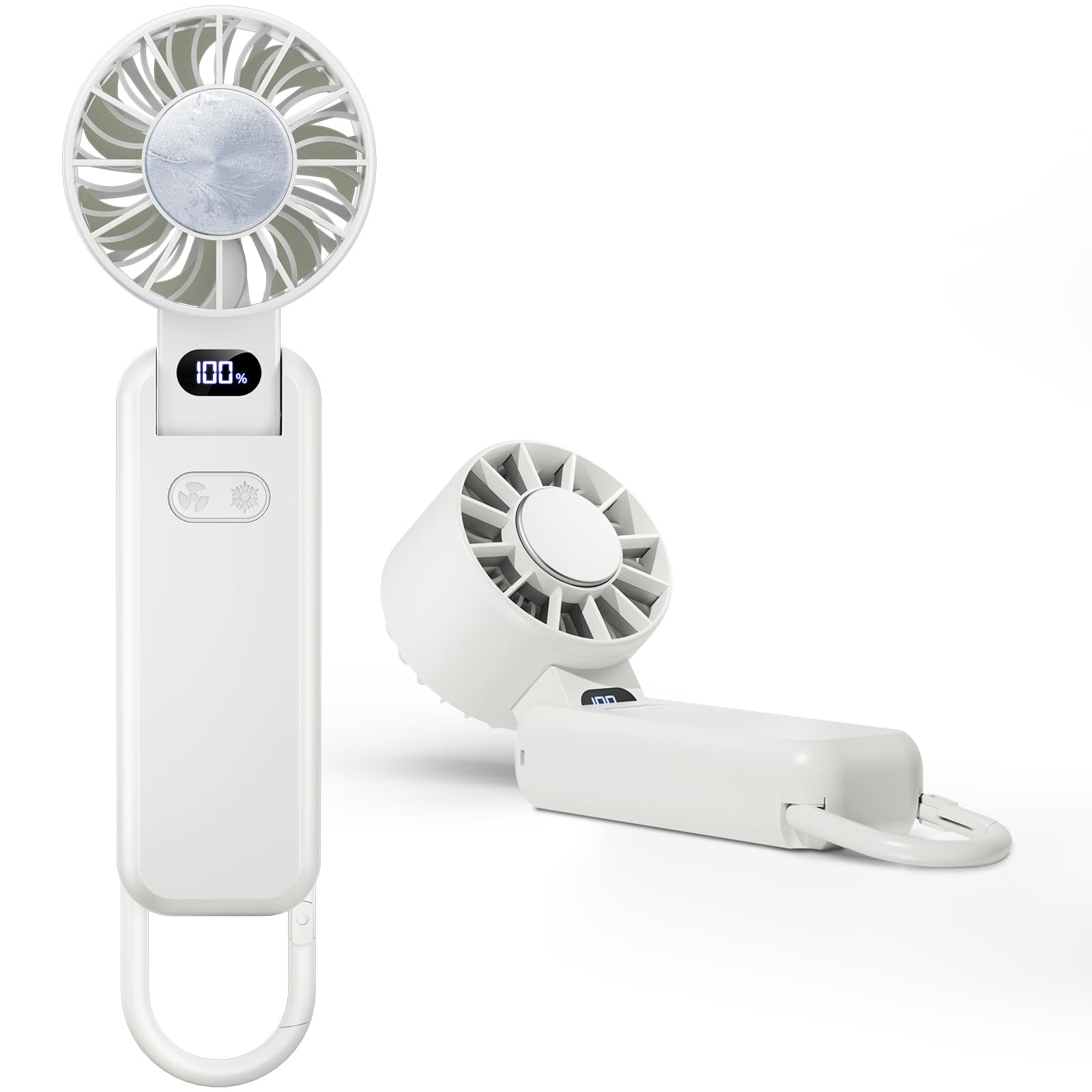 

Wind Instant YUSIDO Handheld Fan with Cooling 6000mAh Large Portable Fan for Instant 5 Speed USB Compact Mini Fan with Heatstroke Heat Outdoor Use