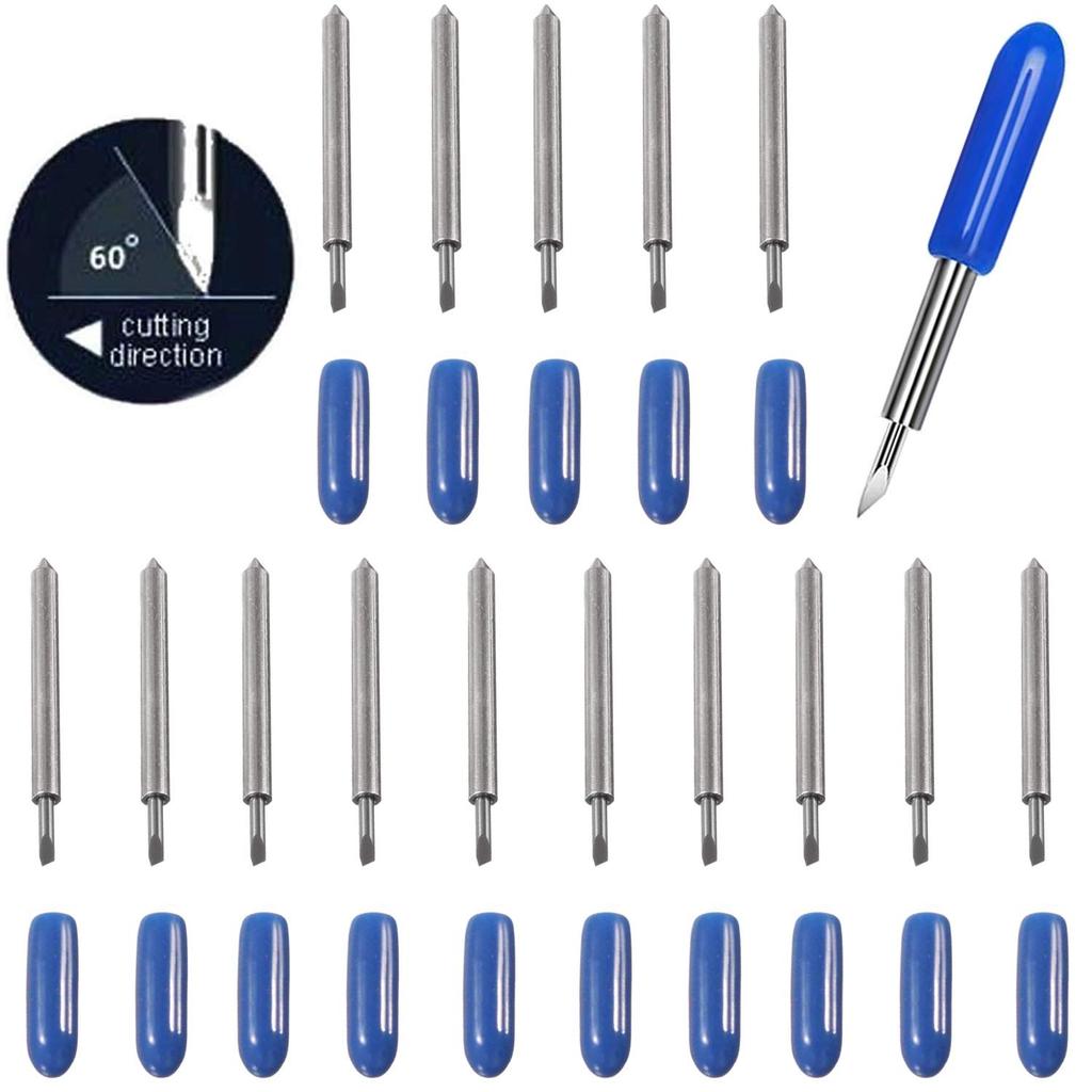 CTRICALVER Replacement Blade Suit for Vinyl Cutter Plotter Cutting Blades for Explore Explore Air 2 (60 degree) Air, (10pcs)