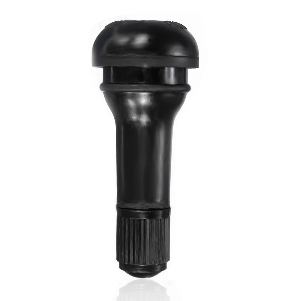 10-50PCS TR413 Snap In Tire Valve Stems Black Tubeless Rubber Tire Valve Cap Valve Tool Wheel Replacement With Dust Cap