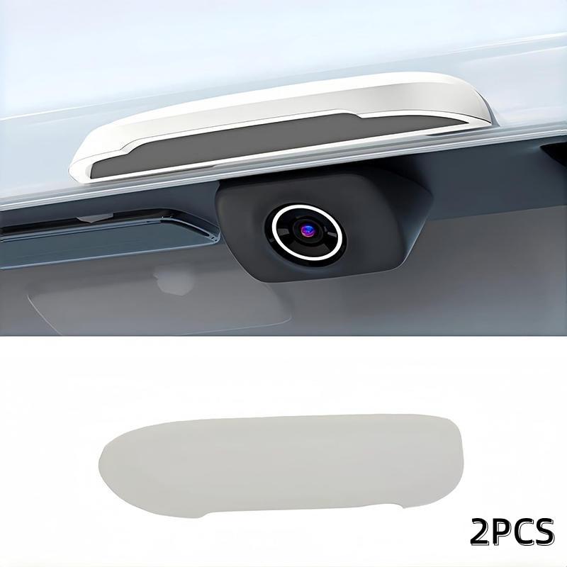 Car Rear View Mirror Camera Reversing Rainproof Cover Silicone Classic Black Car Backup Camera Rain Cover