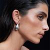 Autumn And Winter Metal Hollow Large Water Drop Earrings Niche Light Luxury Fashion Personalized Copper Gold-Plated Exaggerated Earrings