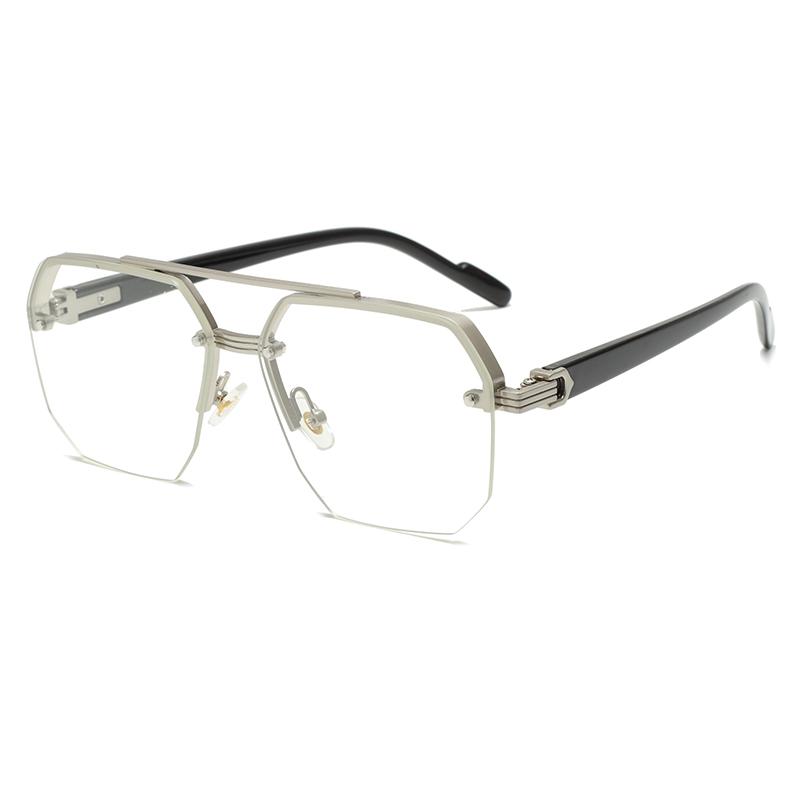 New Rimless Fashion Sunglasses for Women Men Casual Gradient Glasses for Summer Outdoors Beach Party Brand Designer UV400