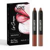 Love Earth Lip Crayon Non-Transfer Lipstick-Browns | Lightweight & Longlasting, Smudge Proof, Transferproof, Matte Lipstick | Crayon Lipstick Up To