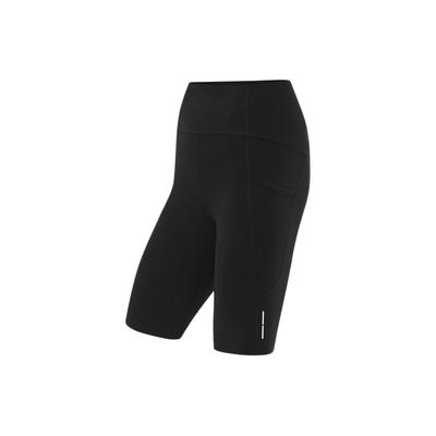High Elastic Support Tight Fitness Shorts Women Shorts Black AUSU028-3