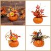 Orange Halloween Pumpkins Sunflower Simulation Flower Pumpkins  Thanksgiving