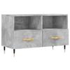 VidaXL Meuble TV Gris béton 80x36x50 cm Bois d'ingénierie 828952