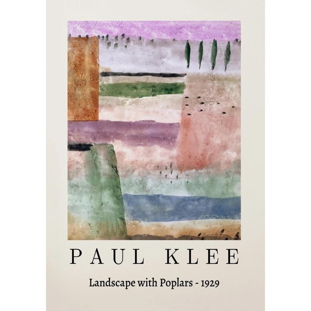 

Художественная выставка Пауля Клее Красочный абстрактный винтажный постер на стену Скандинавская холщовая картина Гостиная Домашний декор 21cm×30cm NoFrame