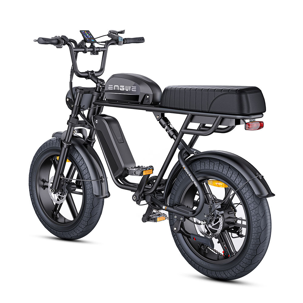 Engwe M1-D 250W 48V 28.6Ah Battery Dual Seat Electric Bicycle With Dual Suspension