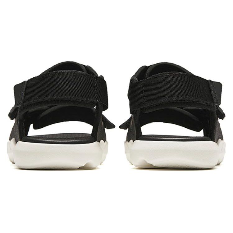 Anta Comfortable Versatile Beach Sandals Women Sandals Black White 122438508-1