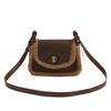 Plush bag women's autumn and winter 2025 new trendy retro handbag small square bag shoulder bag messenger bag