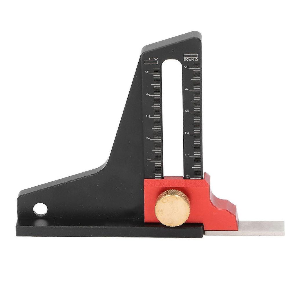 Aluminum Alloy Woodworking Saw Table Height Gauge Depth Measuring Ruler