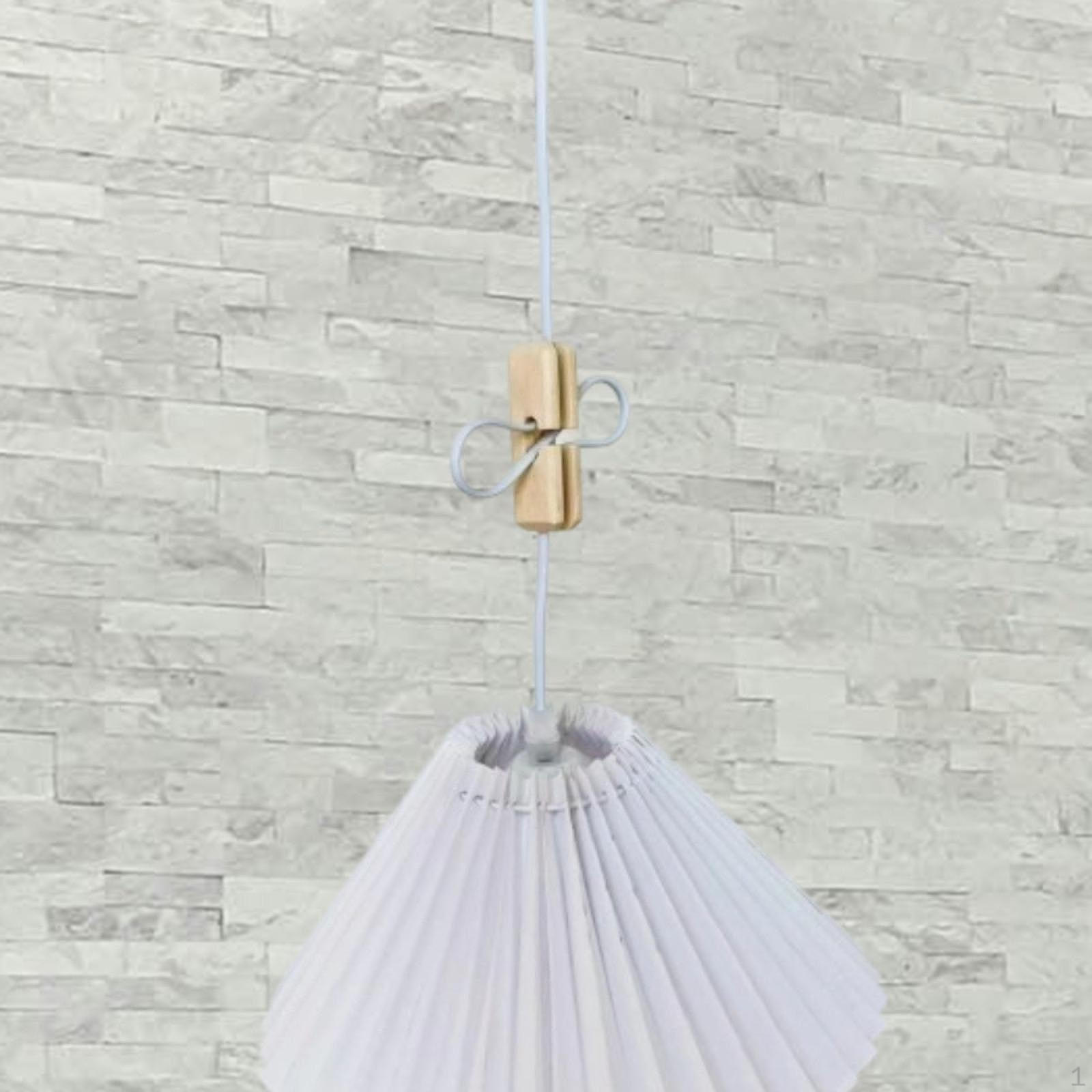 

Регулятор длины кабеля для подвесных светильников Аксессуар для управления Легкая установка Декоративный зажим для шнура Wooden