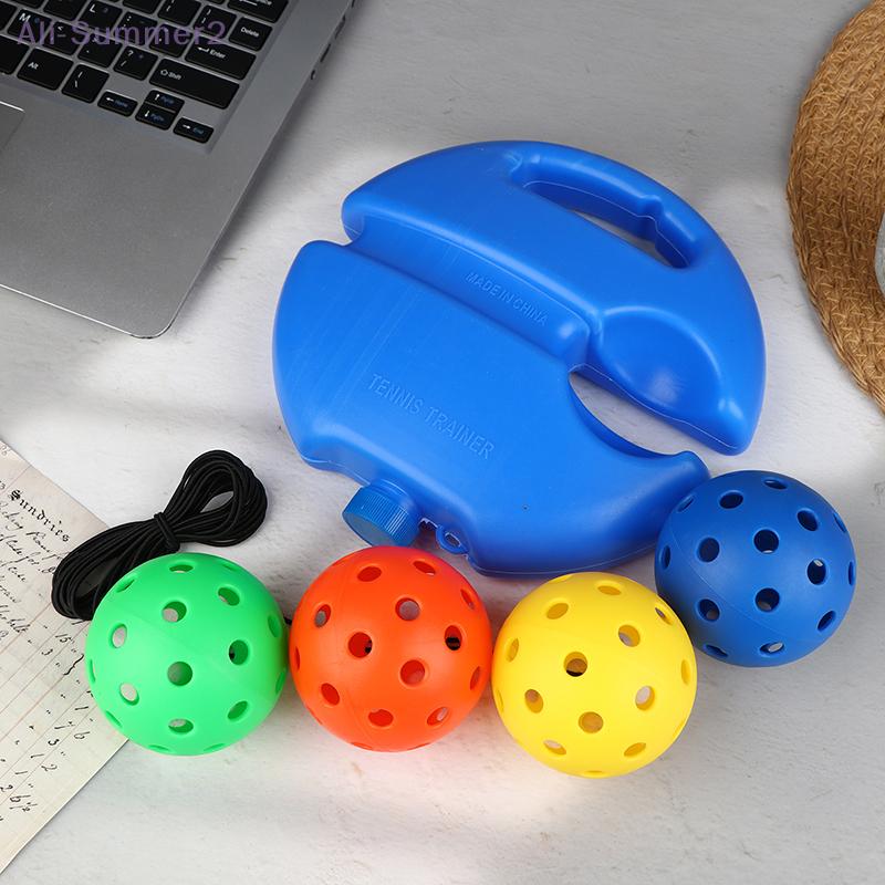 40-hole Pickleball Trainer With String For Single Player Pickleball Training Aid Adult Exercise Self-study Rebound Pickleball