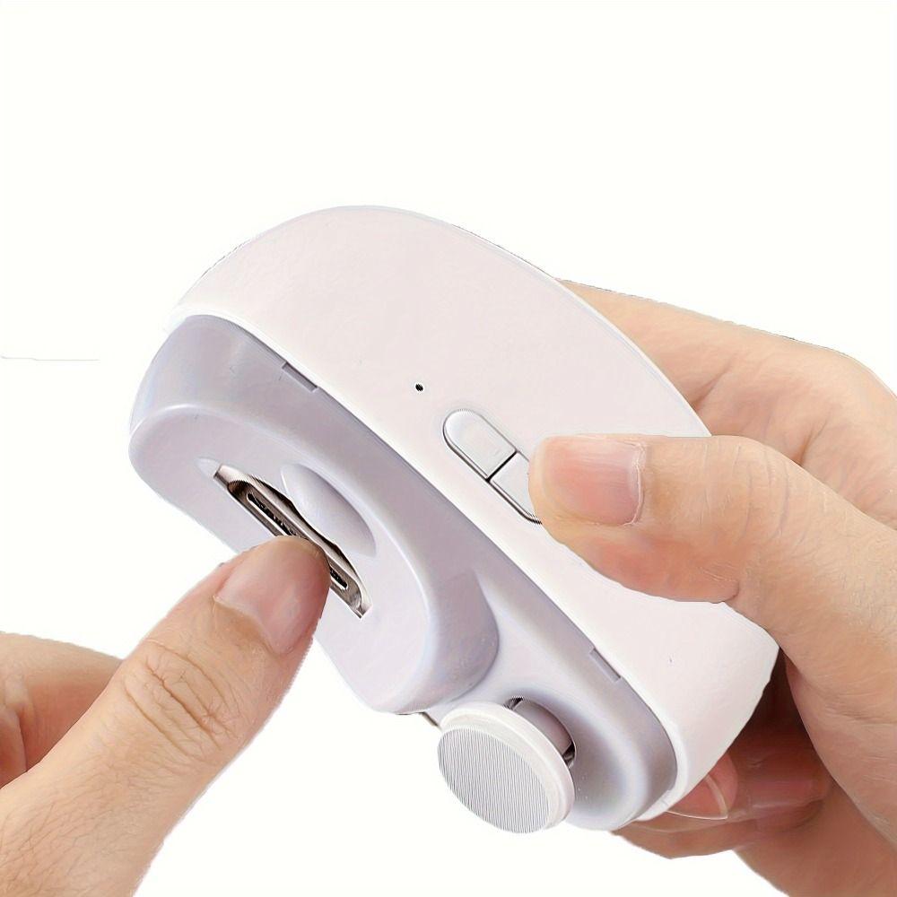 2 Speed Electric Nail Clipper Double Head Grinder Manicure Cutter Trimming Polishing Tools  Toe