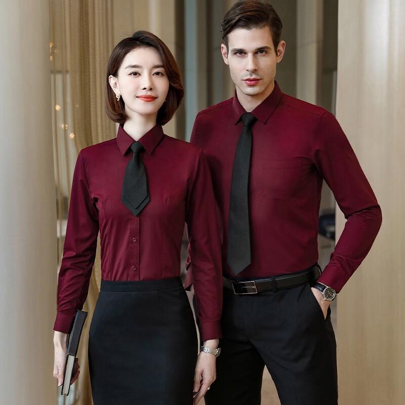 Универсальная мужская и женская официальная рубашка Telooman против морщин M