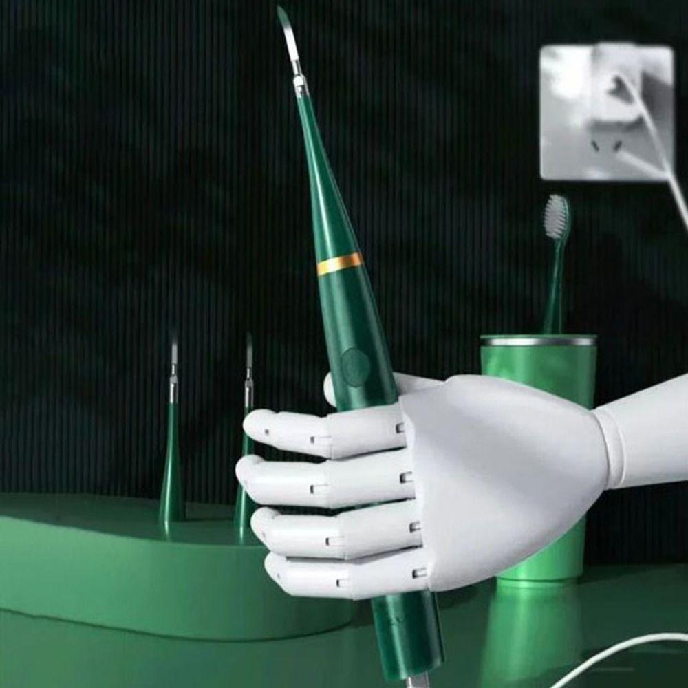 USB Charging Electric Teeth Cleaner Waterproof Dental Calculus Remover  Plaque Removal