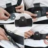 2/4pcs Car Seat Belt Adjuster PU Leather Black Seat Belt Protection Limiter Child Comfortable Clip Anti-stretching Fixed H5E3