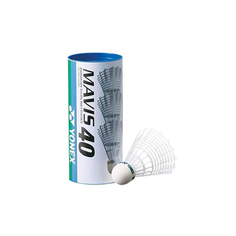 Yonex Badminton Shuttlecocks Mavis 40P (Nylon + Synthetic Cork) 3-pack MIDDLE (Suitable temperature 12-23°C) M-40BP