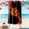 BVB Print Beach Towel, Large Soft Quick Dry Towel for Beach Camping Swimming