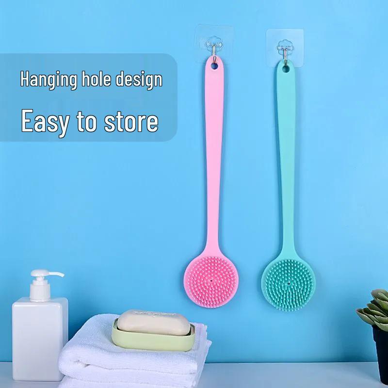Long-Handle Soft Bristle Double-Sided Back Scrubber