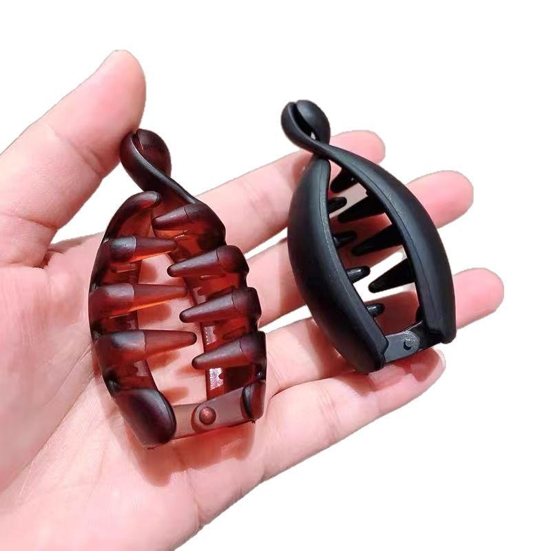 Small Banana Twist Clips 4 Pcs Strong Hold Hair Clips for Elegant High Ponytail Long Hair Women Styling Tools