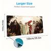 WangXian Color Mouse Pad Large Gaming Table Cushion Non-slip Laptop Tablet Big Mousepad XXL Mat Mini PC Playmat With Lock edge
