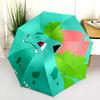 Piplup and Bulbasaur  pattern, automatic folding umbrella, portable and foldable design, 8 ribs, a Christmas or birthday gift.