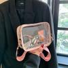 Stylish Urban Chic Transparent Square Shoulder Bag Soft Pvc Jelly Bag
