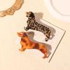 Leopard Print Acetate Shark Hair Clip for Fun Hairstyles