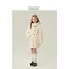 Children's Fur Coat 2025 Autumn and Winter New Style Girls' Imitation Lamb Wool Coat for Little Girls, Mid-Length Hooded
