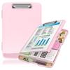 File Clipboard with Storage, HeavyDuty, High Capacity Plastic PaperClips with Pen Holder, EssentialSchool and Office Supplies
